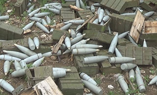 Брошенные боеприпасы